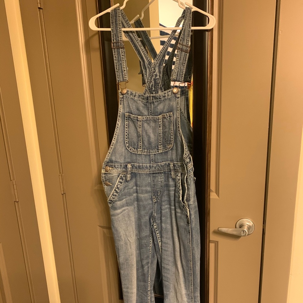 Hip Silver Jeans Overalls Size M/29